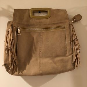 Suede Handbag